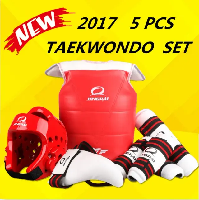 Protetores de Capacete e Braços Aprovados pela WTF para Taekwondo, Karatê e MMA - Segurança e Conforto para Crianças