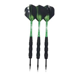 Novos Dardos de Alta qualidade 3 Pçs/set Aço Apontou Dardos Profissional 20g Indoor Sports Entretenimento Dart Verde Eixos Voo - Image 3