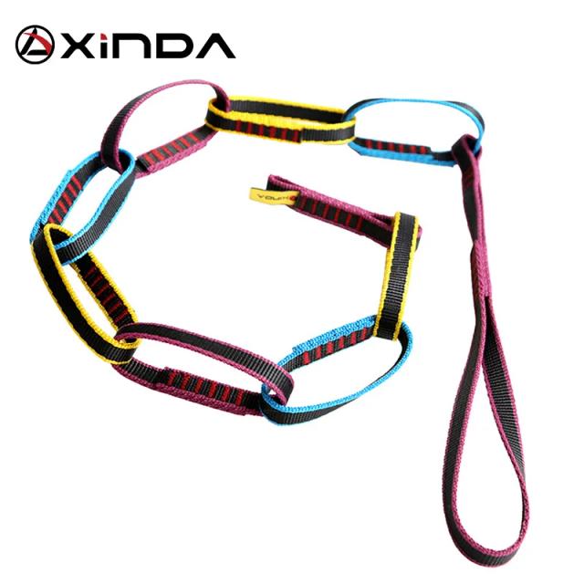 Equipamento de Escalada Xinda: Daisy Chain de Corda de Náilon para Ancoragem e Estilingue em Aventura ao Ar Livre
