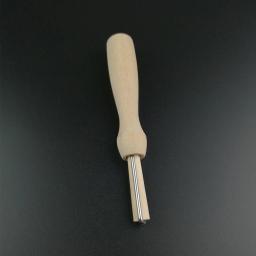 Alça titular agulha de feltragem de madeira ferramenta diy para artesanato criativo poke agulhas de feltro de madeira + metal acessórios de ferramentas de trabalho manual - Image 6