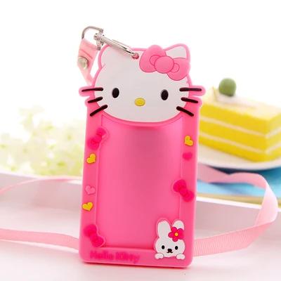 Titular de Cartão Bonito de Silicone com Design de Desenhos Animados - Ideal para Identificação, Cartão de Crédito, Transporte e Bagagem em Atacado