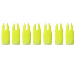 30 peças flecha de plástico 1/4, acessório para eixo de flecha de bambu para caça e cauda de 6.2mm - Image 4