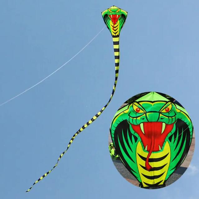 Kite Mamba Snake 15m para Esportes ao Ar Livre: Diversão em Família nas Praia com Brinquedos para Crianças