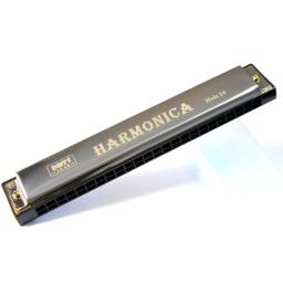 Boca harmônica cromática, C Key, 24 buracos, instrumentos musicais de sopro - Image 3