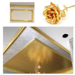 Folhas de papel para arte artesanal, folhas de imitação de ouro/prata/cobre com 100 peças para folha de papel folha dourada para decoração de artesanato faça você mesmo - Image 5