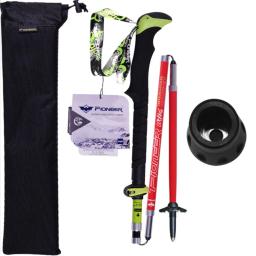 1 par de bastões de caminhada ultraleve, bastão dobrável de fibra de carbono para trekking e stock - Image 6