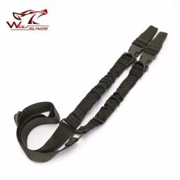 Engrenagem tática 2 ponto bungee gun estilingue ajustável rifle cinta náilon rápida sistema de liberação arma estilingue caça acessórios - Image 3