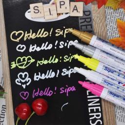 Sipa-caneta pincel para pintura a óleo, faça você mesmo, artesanal, pneu, caneta de ponta grande, caneta de marcação - Image 4