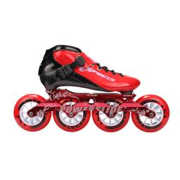 Japy velocidade patins em linha de fibra carbono profissional 4*100/110mm competição 4 rodas corrida patinação semelhante powerslide 38 - Image 3