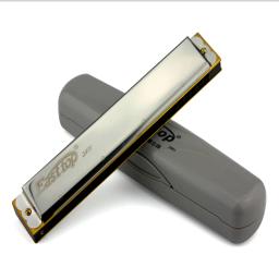 T2401easttop gaita 24 buracos boca harpa tremolo chave de c mondharmonica instrumentos musicais arpa de boca armônica harmonika - Image 1