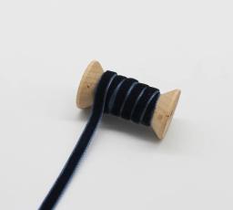 Fita de veludo para decoração de artesanato, 1/8 "3mm 1/4" 6mm 3/8 "9mm, sem elástico, revestimento de tecido de rosto único para diy, caixa de presente, artesanato, envoltório - Image 2