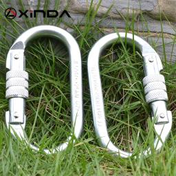 Xinda profissional ao ar livre escalada tensão segurança supervivencia bloqueio equipamentos mosquetão acampamento caminhadas kit sobrevivência - Image 2