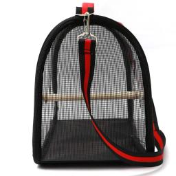 Gaiola transportadora de pássaro transparente pvc respirável papagaios saco de viagem mochila para animais de estimação birdcage pássaro saco de viagem suprimentos para animais de estimação portador - Image 3