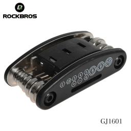 Rockbros 16 em 1 kit de bicicleta de bicicleta multi conjunto de ferramentas de reparo hex falou chave de fenda ferramenta chave de ciclo de montanha conjuntos de ferramentas preto - Image 5