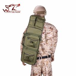 Estojo tático duplo para rifle de ar, 85cm, militar, capa de paintball, bolsa de ombro único, cs, airsoft, espingarda, bolsa de transporte - Image 1