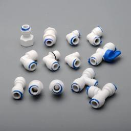 3/8 od pe tubo para tubo/interno e externo conector rápido aquário filtro de água ro filtro sistema de osmose reversa - Image 1