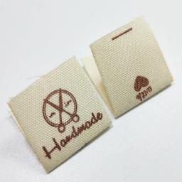 Sloobao 100 peças etiquetas de algodão laváveis, artesanais impressas etiquetas diy bandeira para vestuário costura - Image 4