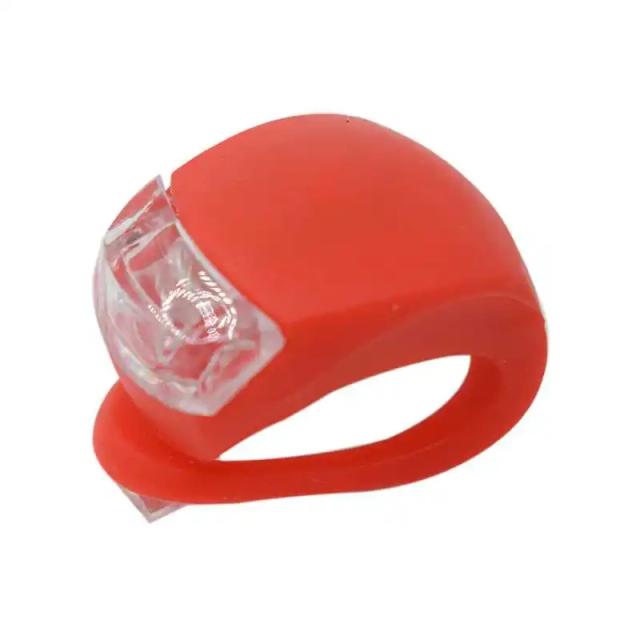Luz de Segurança LED para Bicicleta com 3 Modos - Luz Frontal e Traseira para Capacete e Rodas