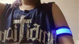 Braçadeira luminosa com luz LED para Cosplay, Arm Band, Toy Ring, Armlet, Connor, Kara, Detroit, tornar-se humano, Hot Game, Cosplay Acessórios - Image 6