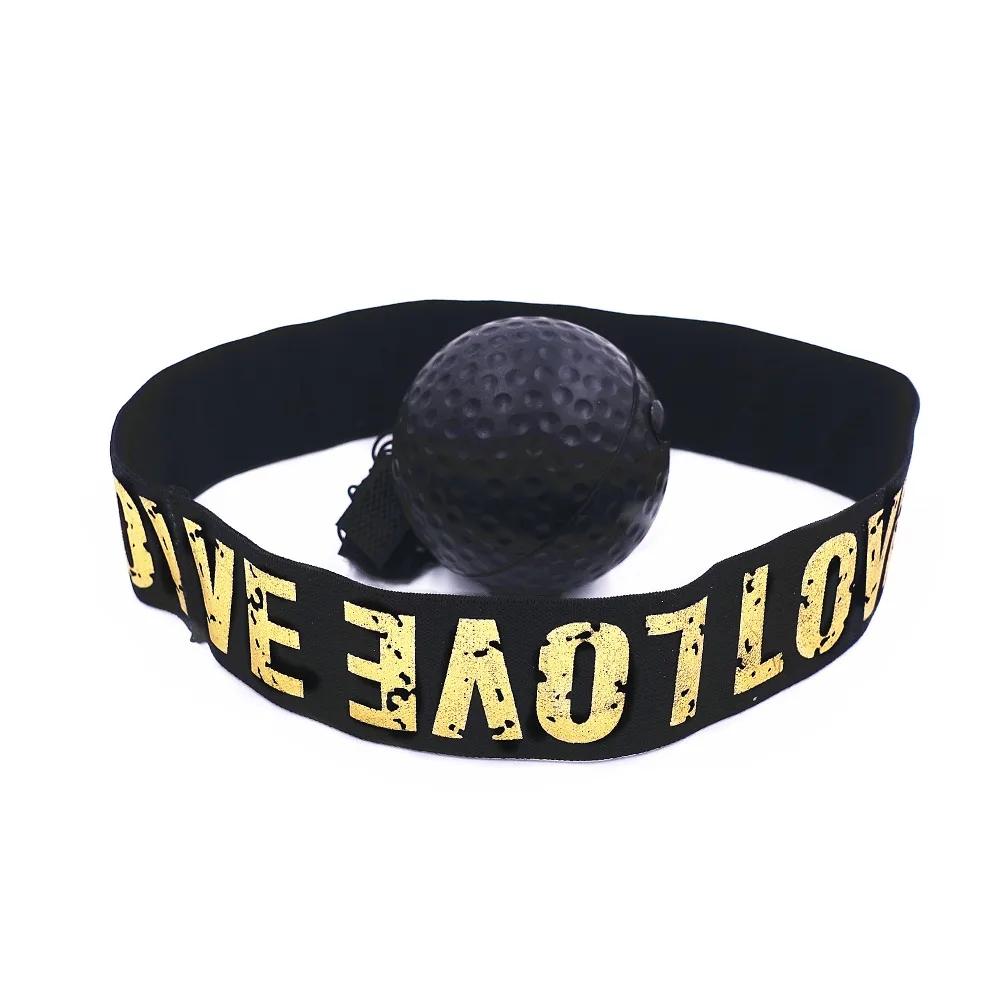 Bola saltitante de reflexo, equipamento para exercício de boxe com faixa para a cabeça, melhora a reação e coordenação da velocidade de punção mão-olho - Image 1