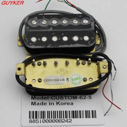 Um novo conjunto de captador Humbucker Guitar, ponte do pescoço e preto, cinco linha, Open Double Pickup Set - Image 2