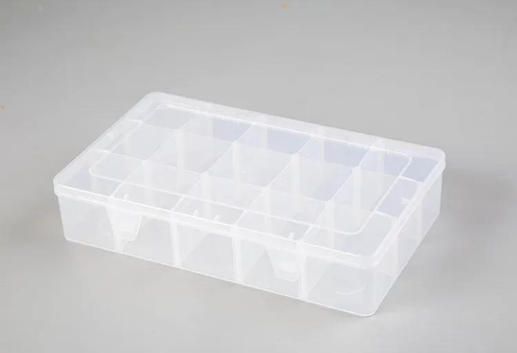 Organizador de artesanato transparente com 15 compartimentos, caixa de armazenamento para fita washi, materiais de arte e adesivos de papelaria - Image 4