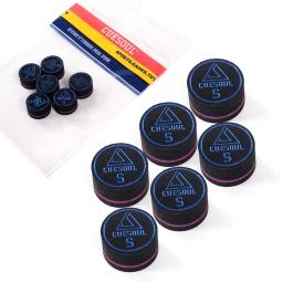 Cuesoul 14mm 8 dicas de sugestão de pele de porco de camada para taco de sinuca-6 peças - Image 4
