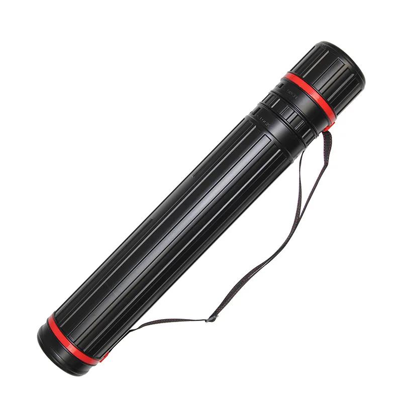 Tiro com arco e flecha telescópica pe titular seta rack de caça saco com ajustável volta strapused como imagem tubo arquivo cilindro - Image 1