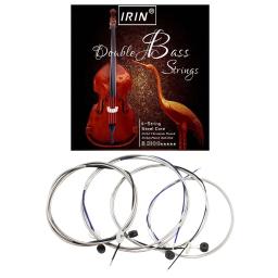 IRIN-Conjunto Completo Contrabaixo Cordas de Cordas, Aço Núcleo Níquel, Chromium Wound, Ball End, G-D-A-E, 4Pcs - Image 1