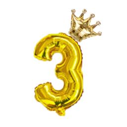 Balões laminados de arco-íris com coroa de ouro, 2 tamanhos, 32 ou 32 unidades, para festa de aniversário, decoração de coroa de unicórnio - Image 4