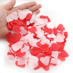 Confete forma de coração, 10g, multicolorido, confete de casamento, boda, festa de aniversário, decoração de mesa, 26mm - Image 1