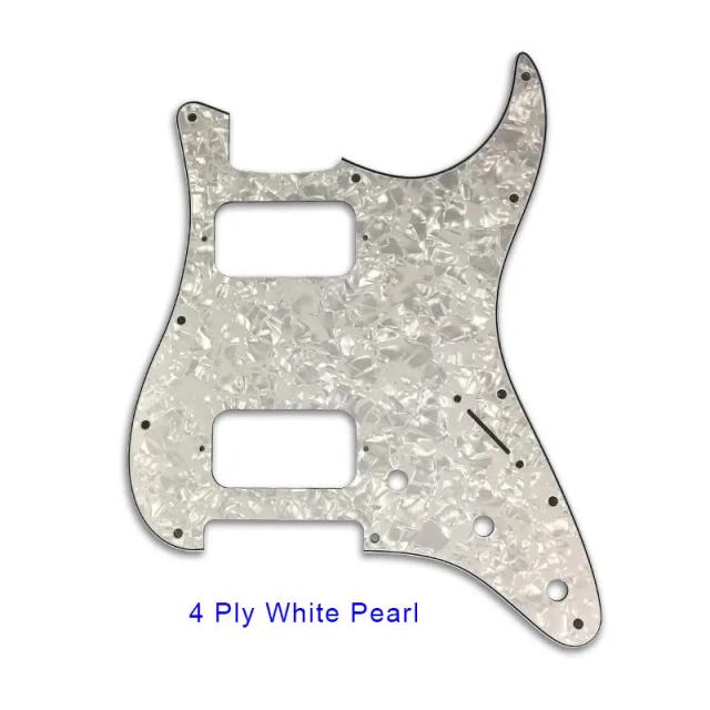 Guitarra Fei Man com Plaque de Exclusividade: Pickguard Personalizado de 11 Furos para Padrões EUA e México ST HH Strat