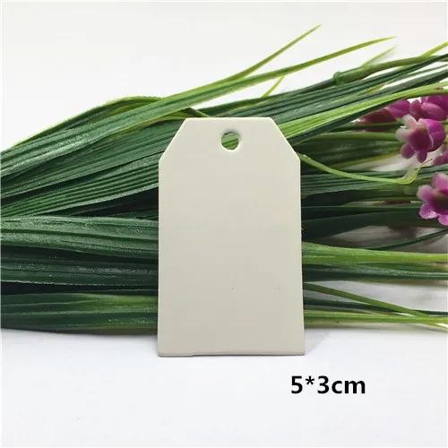 Etiquetas de Papel Kraft Multi-Estilo para Embalagem de Doces e Presentes - Pacote com 50 Peças