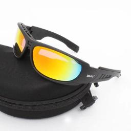 Óculos de proteção polarizados para caça e motocicleta, à prova de balas, C6, CS, exército, tático, airsoft, militar, C5, óculos com kit de 4 lentes - Image 4