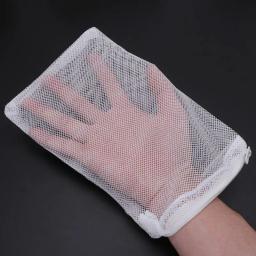 5 pçs saco de filtro de aquário tanque de peixes saco de malha com zíper lagoa líquida para bio bola de isolamento de carbono ativo armazenamento de peixes aquáticos pet filtro - Image 4