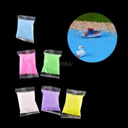 Tanque de areia de quartzo colorido para aquário, 1 saco, pote bonsai, decoração do jardim de fadas, g06, navio livre - Image 2