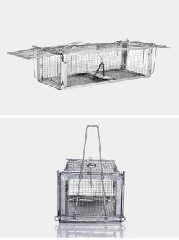 Isca reutilizável de porta dupla para ratos, armadilha para ratos, caça, ratos, gaiola para roedores - Image 4