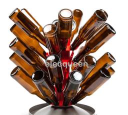Garrafa Árvore Escorredor e Secador para Garrafas de Cerveja e Vinho, Homebrew, 27 Seat, Novo - Image 3