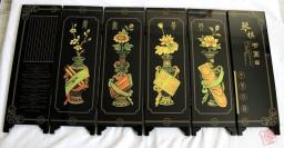Coleção china produtos de laca pintura beleza tela dobrável-romântica exclusiva - Image 3