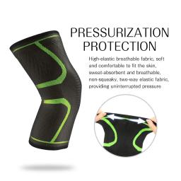 Peça acolchoada de nylon para joelho, equipamento de proteção fitness com joelheira de nylon para corrida, basquete e vôlei, 1 peça - Image 4