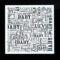 13 cm diy artesanato bebê estêncil para pintura scrapbooking carimbo álbum decorativo cartão de papel de gravação modelo aerógrafo - Image 2