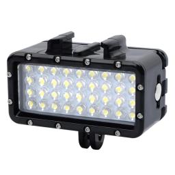 Luz LED subaquática para Dji GoPro, Luz de mergulho, Impermeável, Hero 10, 9, 8, 7, 5, 6, 4, Sessão máxima, Osmo 2, Ação Acessórios - Image 1