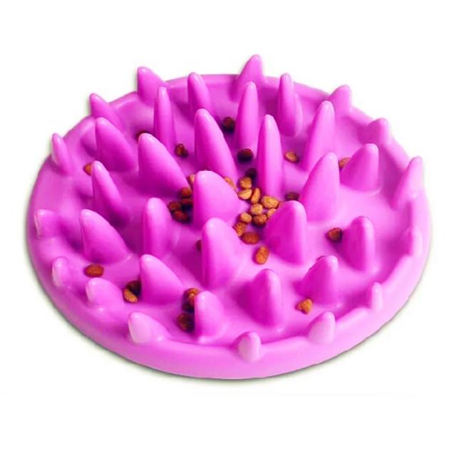Alimentador Lento de Silicone Antiderrapante para Cães e Gatos