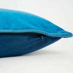 Capa de almofada de veludo em 3 cores, profundo safira azul lago, capa de travesseiro macia, sem recheio - Image 4