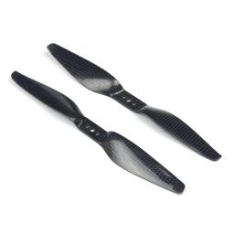 Hélice de fibra de carbono 3K, CW CCW 2-Blade Prop para DIY Plano Quadcopter Multicopter, 8055, 9055, 1055, 1155, 1255, 1355, 1455, 1555, 1 par - Image 2