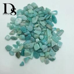 Cristais amazonita verde natural 100g, pedra purificadora de cascalho, minerais colecionáveis, amostra, decoração doméstica - Image 1