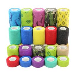 Bandagem elástica para os pés de pets, adesivo em 4 tamanhos para animais de estimação, cachorro, gato, material médico de cuidados de saúde, 1 rolo - Image 1