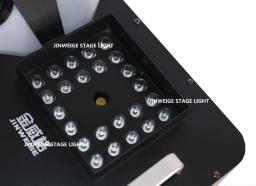 Frete grátis led 24x3w rgb 3in1 máquina de fumaça para palco concerto natal com dmx 9 canais nevoeiro estágio efeitos especiais - Image 3