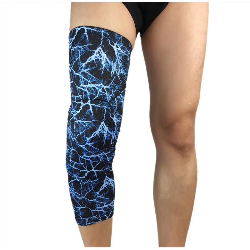 Joelheiras de camuflagem para basquete, Joelheiras protetoras para esportes de ginástica, Compressão Joelho Bezerro Leg Sleeves Pad, Joelho Brace Guard - Image 1