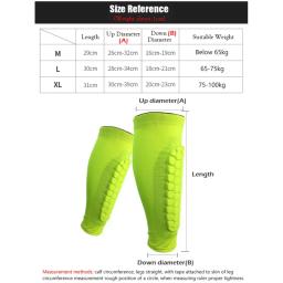 Caneleiras acolchoadas para futebol, protetor de pernas e canelas para práticas esportivas, para adultos e adolescentes, 1 peça - Image 5